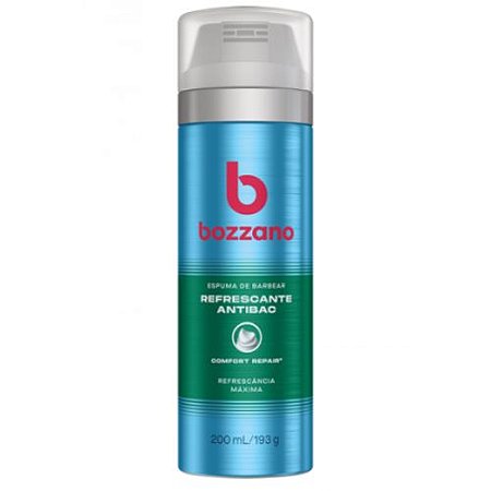 Espuma de Barbear Bozzano Refrescante 190g