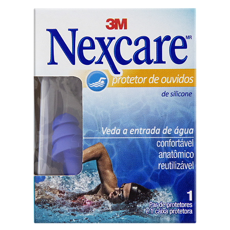 Protetor Auditivo Nexcare Silicone com 2 Unid.