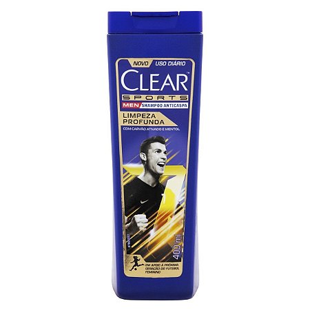 Shampoo Clear Men Limpeza Profunda 400ml