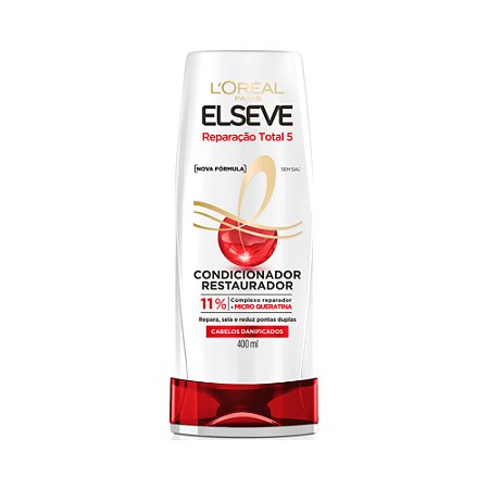 Condicionador Elseve Reparação Total 5 Pós Química 400ml