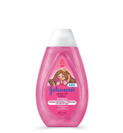 Shampoo Johnson's Baby Gotas de Brilho 400ml