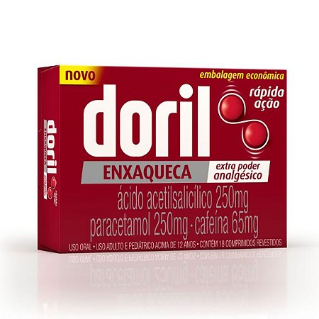 Doril Enxaqueca com 18 Comprimidos