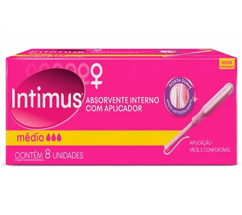 Intimus Sport Interno Médio C/ Aplicador 8 un