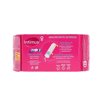 Absorvente Intimus Interno Mini com 16 Unidades