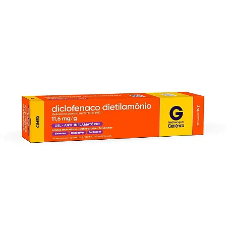 Diclofenaco Dietilamônio Gel Cimed 60g