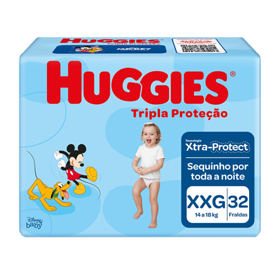 Fralda Huggies Mega XXG com 26 Unid.