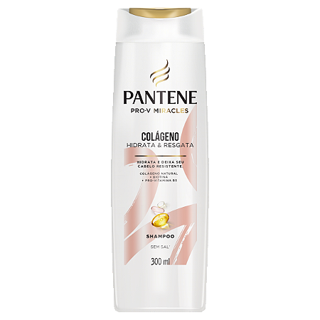 Shampoo Pantene Colágeno Hidrata e Resgata 300ml