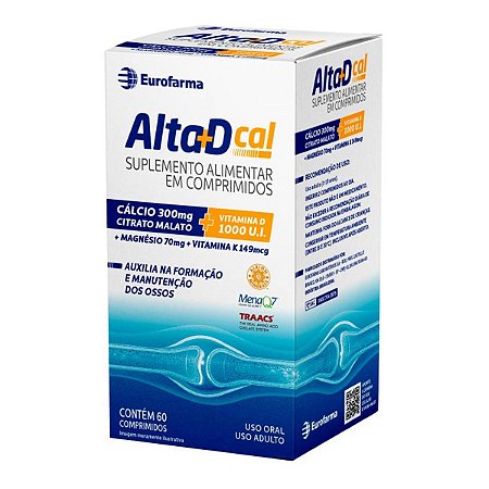 Alta D Cal 1000 UI com 60 Comprimidos