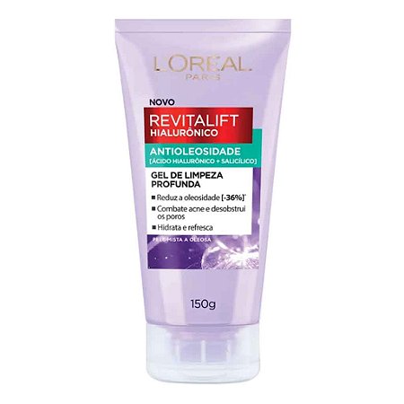 Revitalift Hialurônico Antioleosidade Gel L'oréal 150g