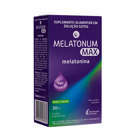Melatonum Max Concentrado Sabor Menta 30ml