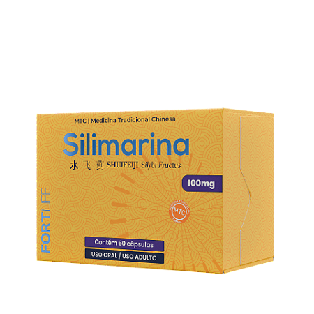 Fort Life silimarina 100 mg com 60 cápsulas