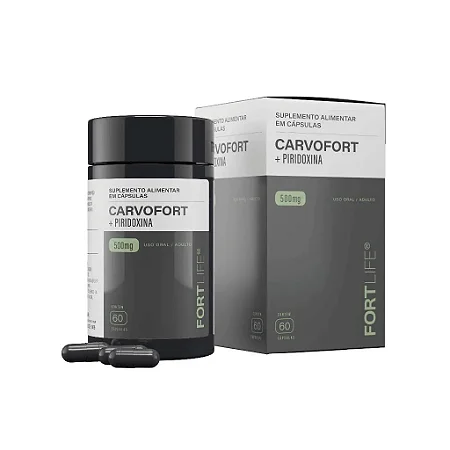 Fort Life Carvofort com 60 cápsulas