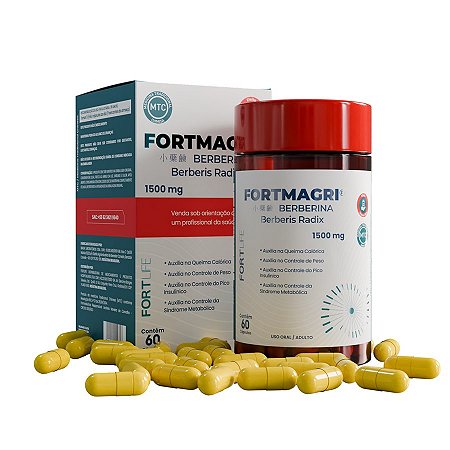 Fort Life Fortmagri 1500 mg com 60 cápsulas