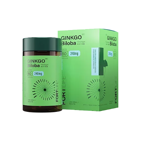 Fort Life ginkgo biloba 240 mg com 60 cápsulas