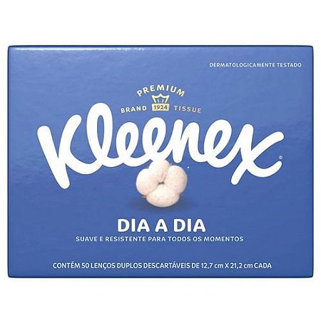 Lenço de Papel Kleenex Extra Macio 50 un
