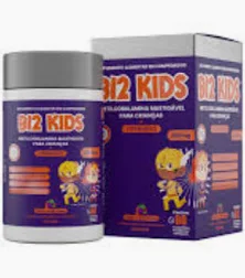 Fort Life B12 Kids 280 mg frutas vermelhas com 60 cápsulas