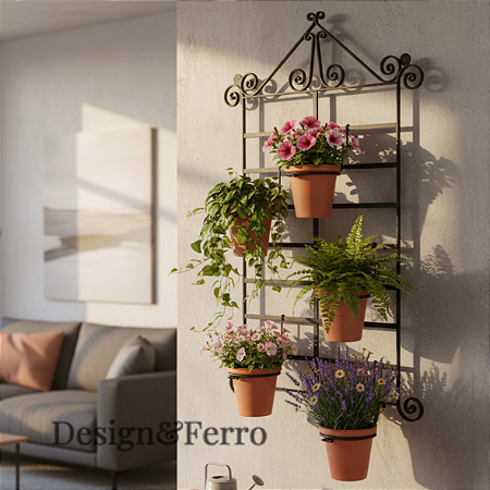 Kit Suporte de Parede - Toscana 5 - Jardim Vertical