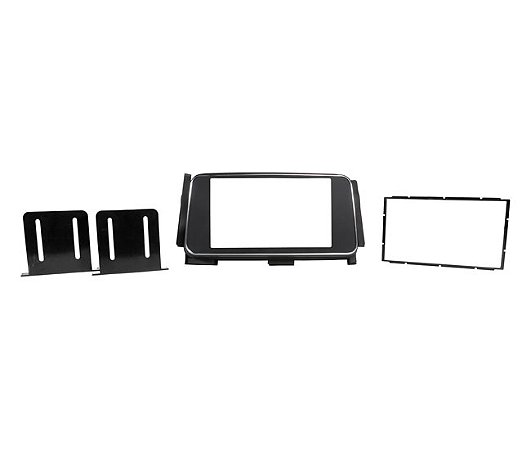 Moldura 7 Kicks (2017/2025) / Versa (2021/...) Preto