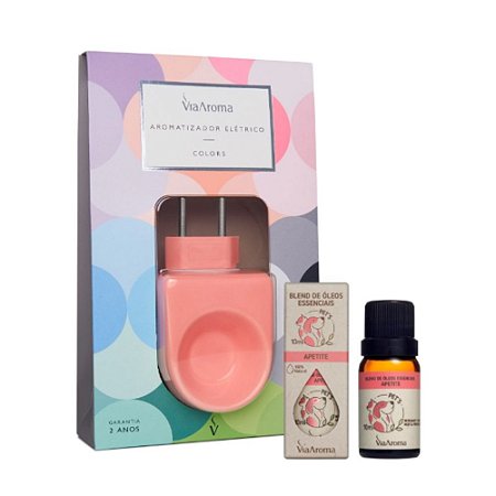 Kit Óleo Essencial Blend Pets Apetite + Aromatizador Goiaba - Via Aroma