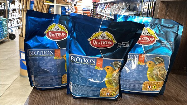 3 Unidades Tico-Tico e Canário Da Terra 500g - Biotron