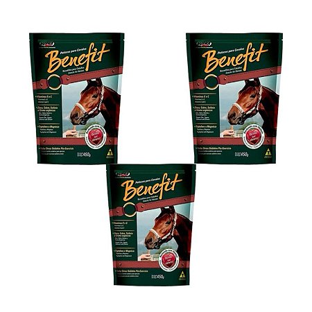 Benefit Petisco de Cavalo 450g 3 Unid