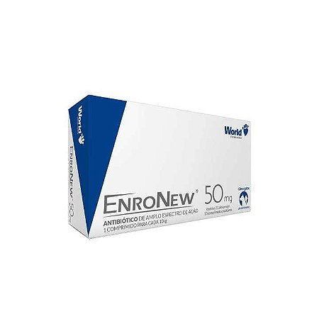 Enronew 50mg Para Cães e Gatos