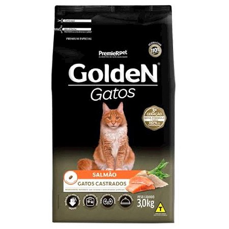 GOLDEN GATO ADULTO CASTRADO SAL 10,1 KG