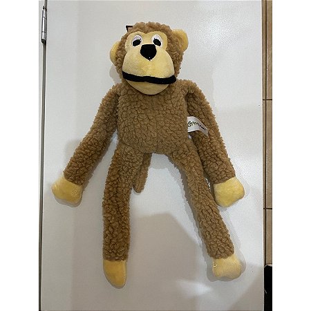 Macaco de pelúcia pet mart