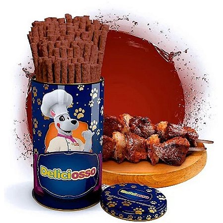 OSSO DELICIOSSO SABOR CHURRASCO 100G