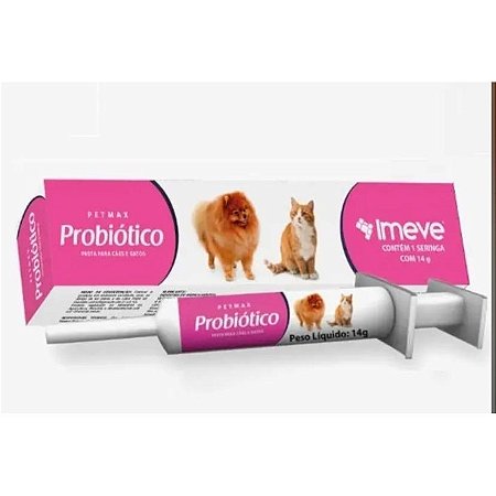 Probiótico Pet Max Para Cães e Gatos Imeve 14g
