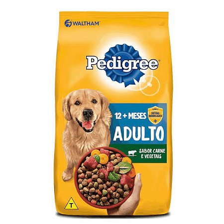 Ração Pedigree Cães Adultos Porte Médio Sabor Carne e Vegetais 15Kg