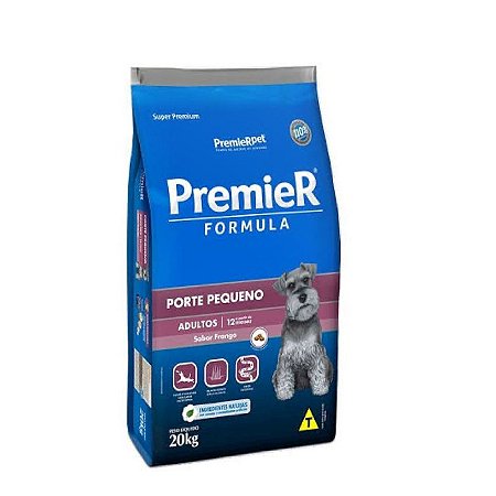 Ração Premier Adulto Porte Pequeno 20Kg Sabor Frango Alimento Super Premium