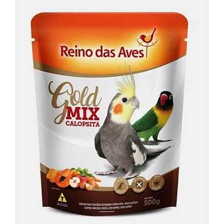 REINO DAS AVES GOLD MIX CALOPSITA 500G