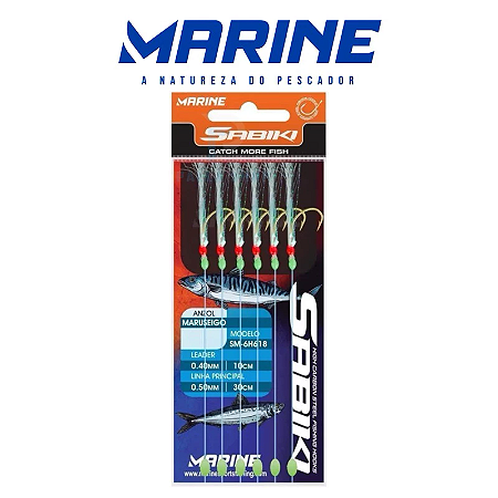 Sabiki SM-6H618 - Branco - Marine Sports N° 6