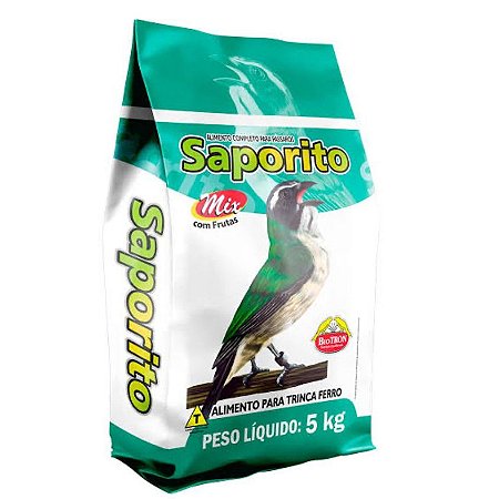 Saporito Mix Para Pássaros 5Kg Biotron