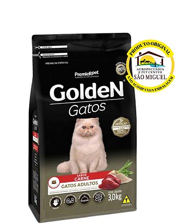 Ração Golden Gato Adulto 3Kg A granel