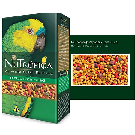 PAPAGAIO COM FRUTAS 1,2 KG NUTROPICA