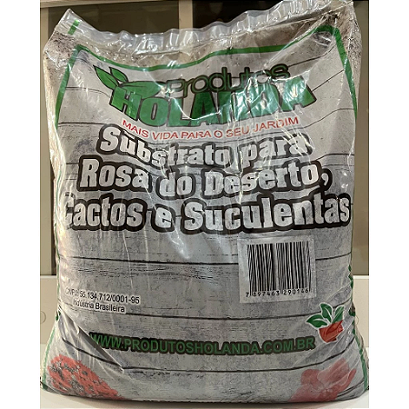 Substrato Para Rosa do Deserto, Cactos e Suculentas 4KG Produtos Holanda