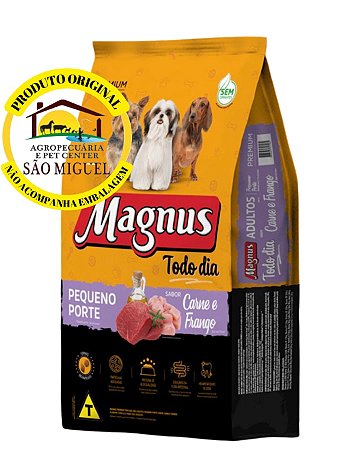Ração Magnus Todo Dia Raças Pequenas Sabor Carne e Frango Agranel