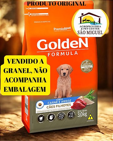 Ração Golden Cães Filhote Raças Média e Grande 1Kg A granel