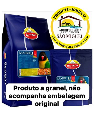 Bambito Mix A granel Ração P/ Aves Biotron