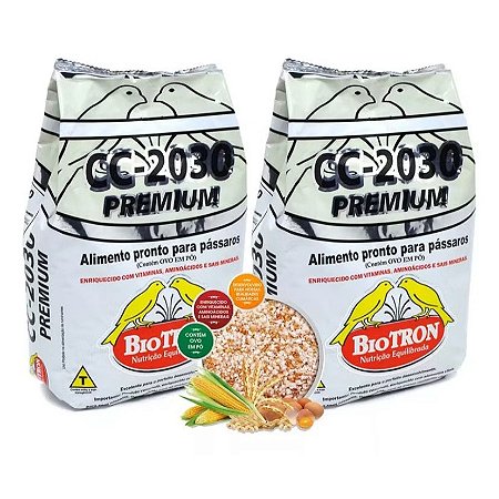2 Unidades CC 2030 Premium Farinhada 1Kg Biotron