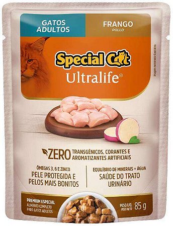 SPECIAL CAT ULTRALIFE AD FRANGO 85G SACHE