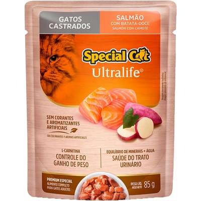 SACHÊ SPECIAL CAT ULTRALIFE AD SALMÃO 85G