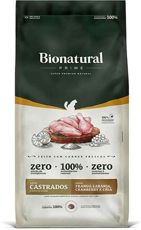 BIONATURAL GATO CASTR FRANGO 7,5KG