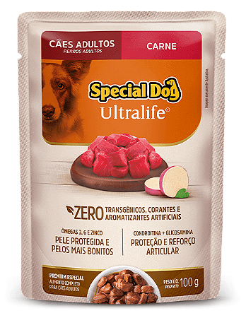 SPECIAL DOG ULTRALIFE CARNE 100G SACHE