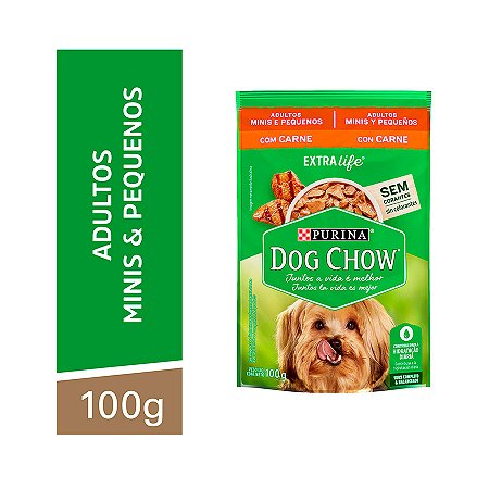 DOG CHOW AD MINI CARNE 100G SACHE