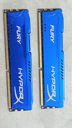 Memória RAM DRR3 Fury Hyper 8GB para PC