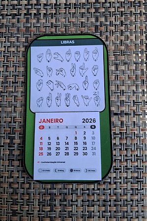 Mini Calendario-Libras
