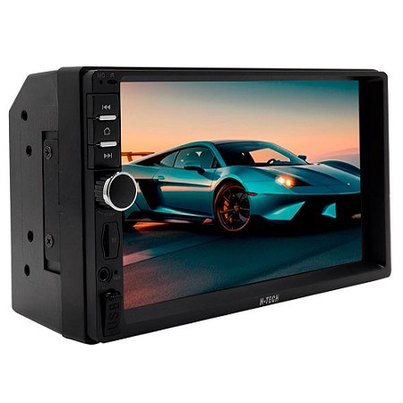 Central Multimídia H-tech Ht-5023 2din Tela 7" Espelhamento Android e Ios